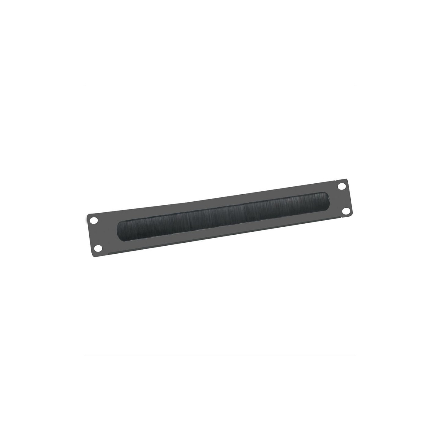 VALUE 19-Zoll-Kabeldurchfhrung 2 HE mit Brstendichtung. schwarz — Buy in Cyprus with Fast Delivery