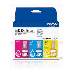 Brother Tintenflaschen BTD-180CLVAL Multipack (je 1x BK M C Y) — Buy in Cyprus with Fast Delivery