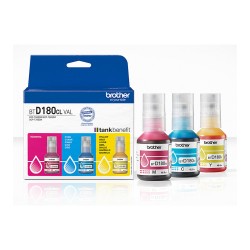 Brother Tintenflaschen BTD-180CLVAL Multipack (je 1x BK M C Y) — Buy in Cyprus with Fast Delivery