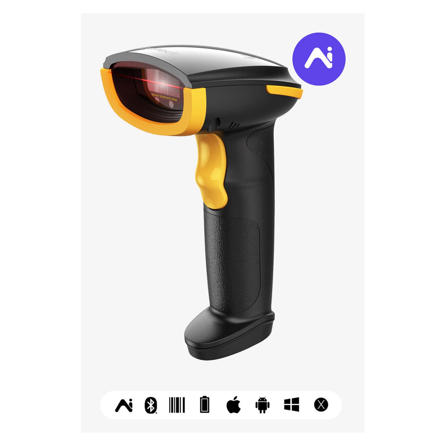 inateck Barcodescanner 21 AI black [BCST-21-AI_Black] — Buy in Cyprus with Fast Delivery