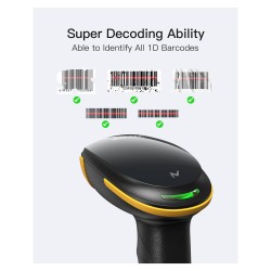 inateck Barcodescanner 21 AI black [BCST-21-AI_Black] — Buy in Cyprus with Fast Delivery