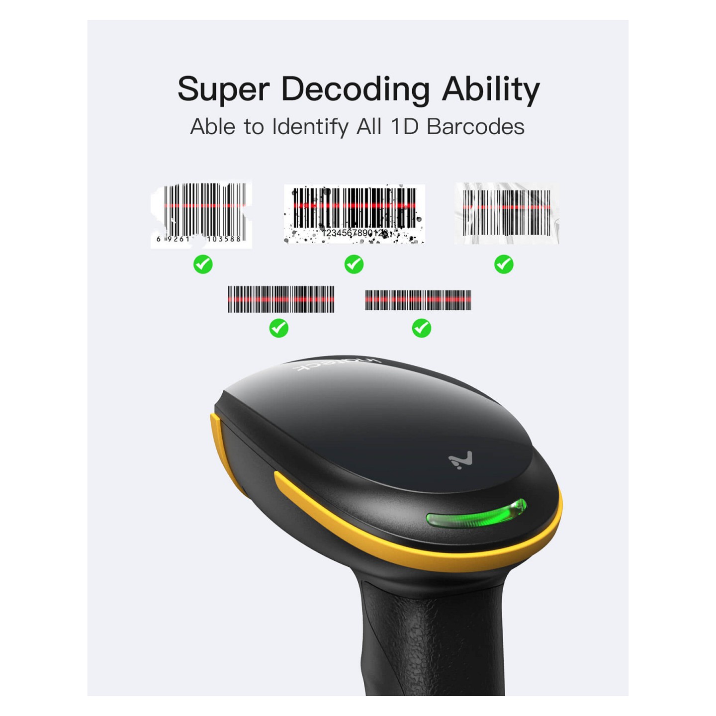inateck Barcodescanner 21 AI black [BCST-21-AI_Black] — Buy in Cyprus with Fast Delivery