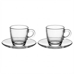 Bialetti Moka-Tassen Set Glas ISTITUZIONALE 2 Tassen — Buy in Cyprus with Fast Delivery