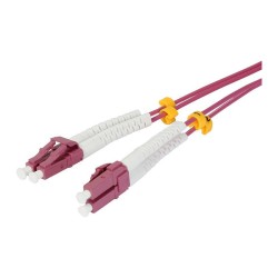 Synergy21 LWL-2-Faser-Patchk. 10mtr.LC-LC. 50 125um.OM4. AD2mm. flexible Knickschutztülle. — Buy in Cyprus with Fast Delivery
