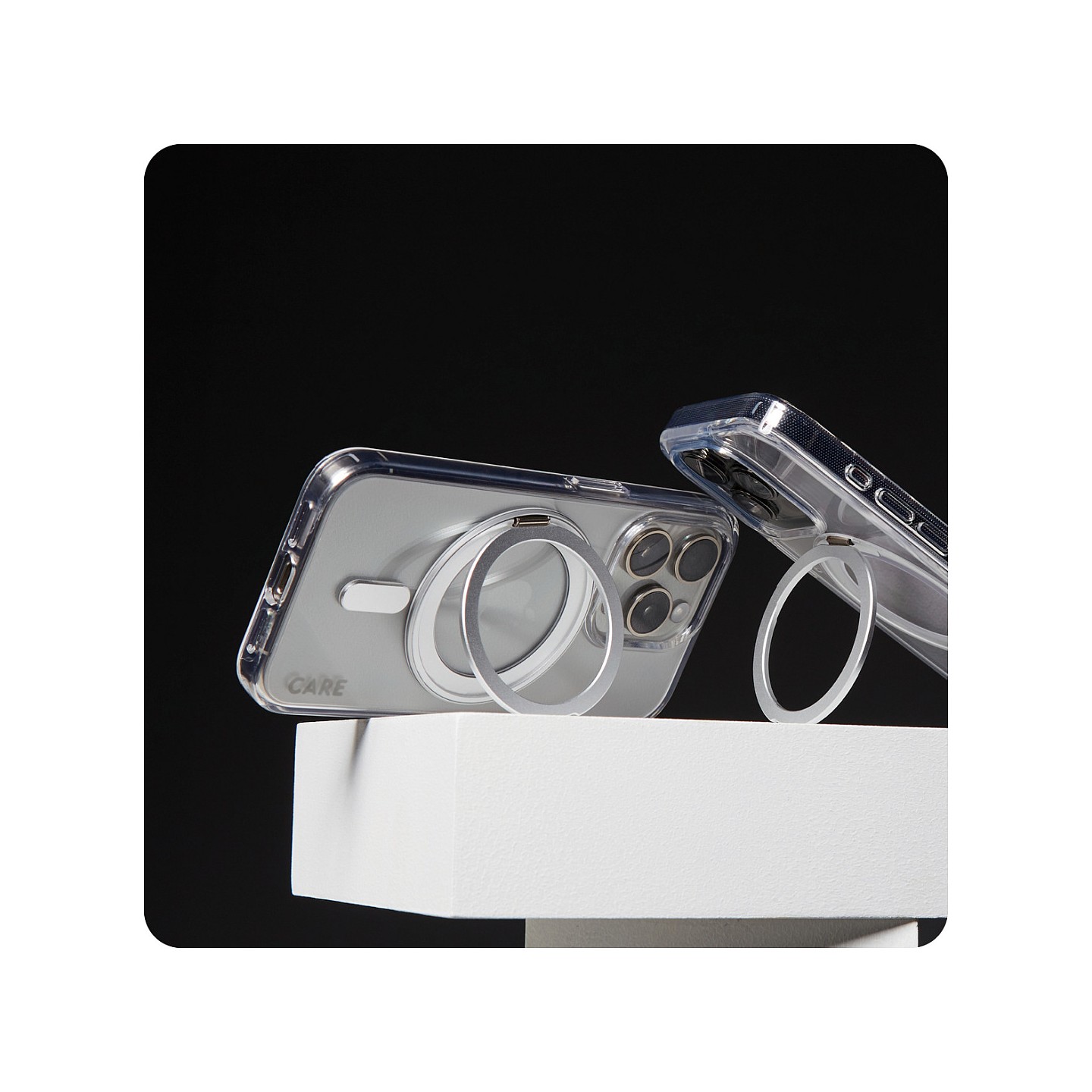 CARE Feature Silver Kickstand MagSAFE iPhone 16 Pro Max — Buy in Cyprus with Fast Delivery