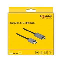 DELOCK Aktives DisplayPort 1.4 zu HDMI Kabel 4K 60Hz HDR 3m — Buy in Cyprus with Fast Delivery