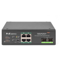 DIGITUS 4-Port Gigabit Industrie PoE Switch Unmanaged + 2 SFP Uplink — Buy in Cyprus with Fast Delivery