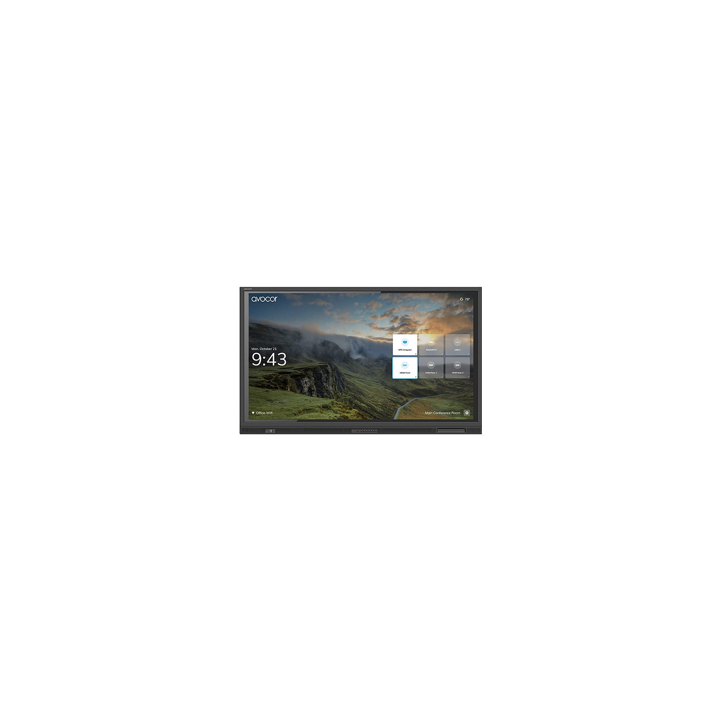 AVOCOR E Serie AVE-7540 190cm 75'' 3840x2160 DP HDMI USB TOUCH — Buy in Cyprus with Fast Delivery