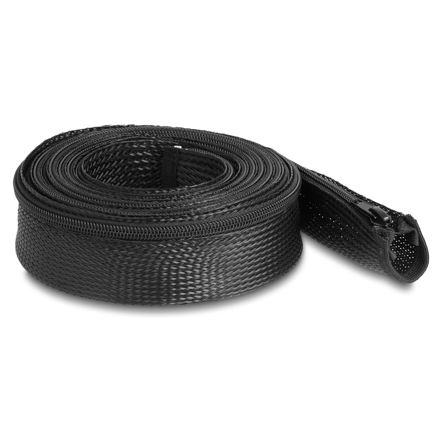Geflechtschlauch mit Reißverschluss hitzebeständig 3 m x 50 mm schwarz — Buy in Cyprus with Fast Delivery