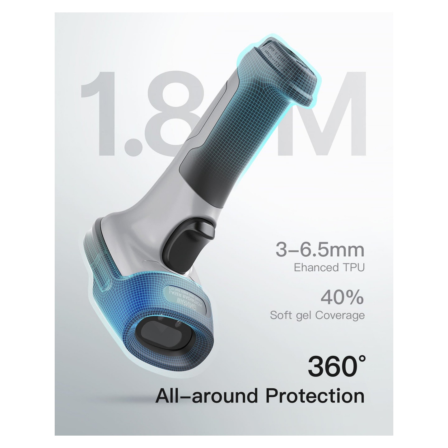 inateck Barcodescanner 70 AI gray [BCST-70-AI_gray] — Buy in Cyprus with Fast Delivery