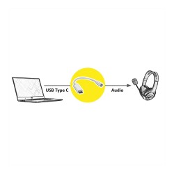 VALUE Adapter USB Typ C - 3.5mm Audio. ST BU. 0.13 m — Buy in Cyprus with Fast Delivery