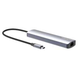 MANHATTAN 7-in-1 4K USB-C Dockingstation 1xHDMI 2xUSB 10Gb s — Buy in Cyprus with Fast Delivery