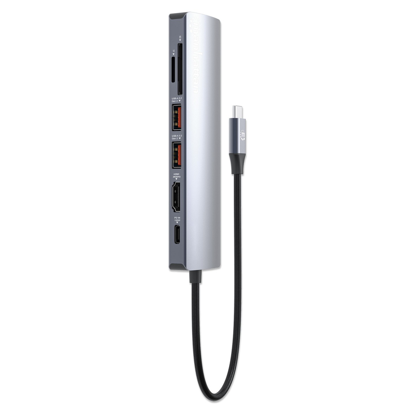 MANHATTAN 7-in-1 4K USB-C Dockingstation 1xHDMI 2xUSB 10Gb s — Buy in Cyprus with Fast Delivery