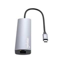 MANHATTAN 7-in-1 4K USB-C Dockingstation 1xHDMI 2xUSB 10Gb s — Buy in Cyprus with Fast Delivery