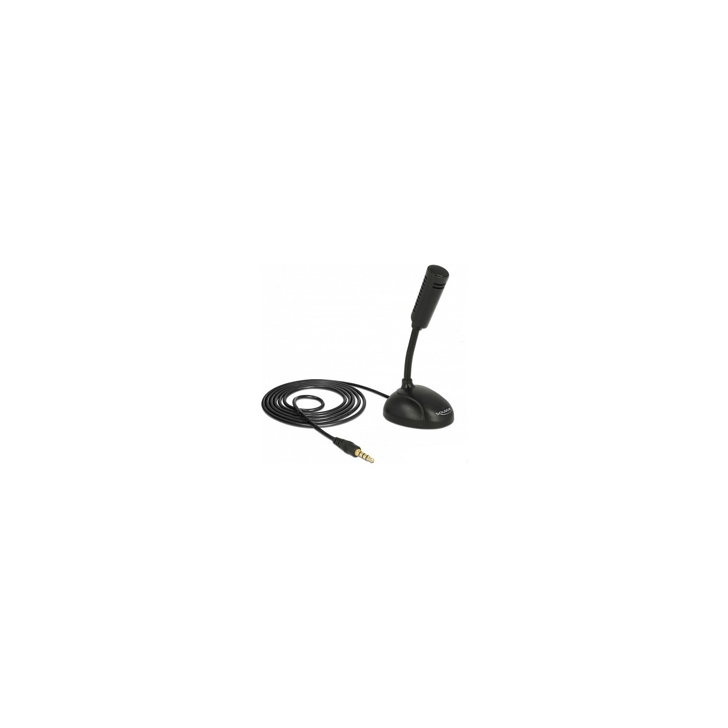 Kondensator Mikrofon Omnidirektional für Smartphone Tablet mit Schwanenhals 3.5 mm 4 Pin Klinkenstecker + 3.5 mm Klin...