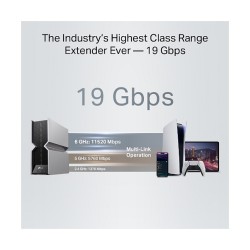 TP-Link RE800BE BE19000 Tri-Band Wi-Fi 7 Range Extender — Buy in Cyprus with Fast Delivery