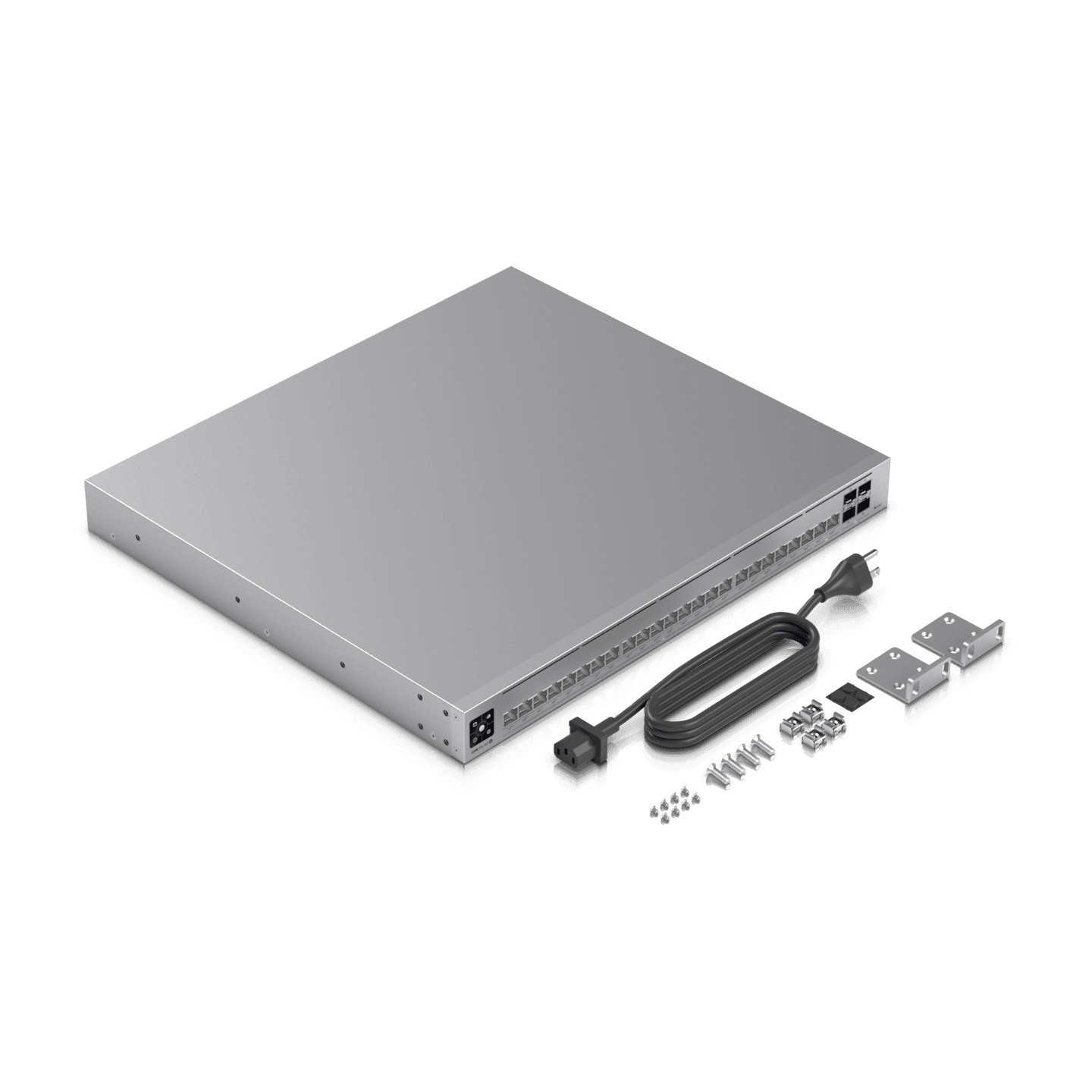 Ubiquiti UniFi Switch Pro HD - USW-Pro-HD-24-PoE - 24-Port Multi‑Gig 2.5G/10G PoE++ Rackmount, Grey