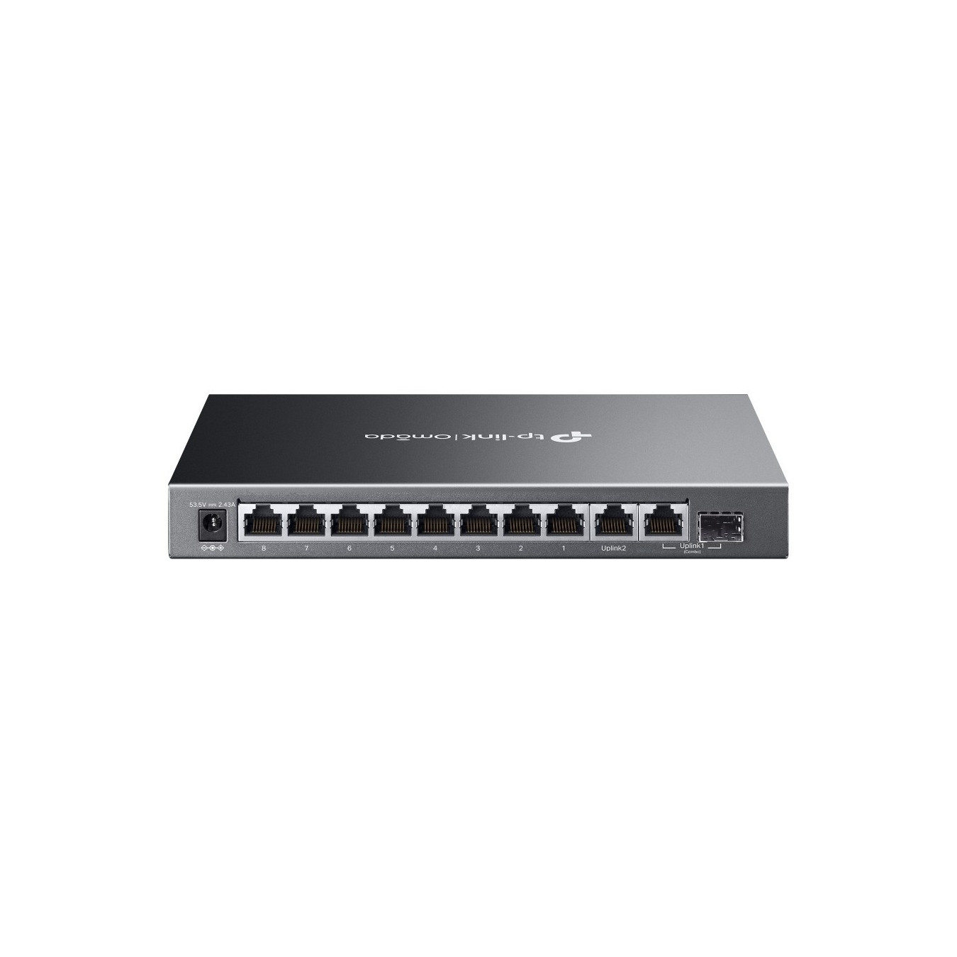 TP-Link Omada ES210GMP - 10-Port Gigabit Easy-Managed Switch, 8x PoE+ (123W), Black — Buy in Cyprus with Fast Delivery