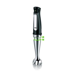 Houshold MultiQuick 7 Stabmixer MQ 7045X (schwarz edelstahl. 1.000 Watt. mit Eis-Crusher. Zerkleinerer. Schneebesen)