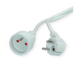 VALUE Schutzkontakt-Verlngerungskabel. 230VAC. UTE Version. wei. 3 m — Buy in Cyprus with Fast Delivery