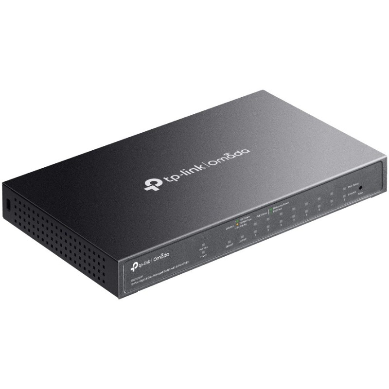 Buy TP-Link Omada ES210GMP - 10-Port Gigabit Easy-Managed Switch, 8x PoE+ (123W)... in Cyprus, Nicosia, Limassol, Larnaka, Pafos