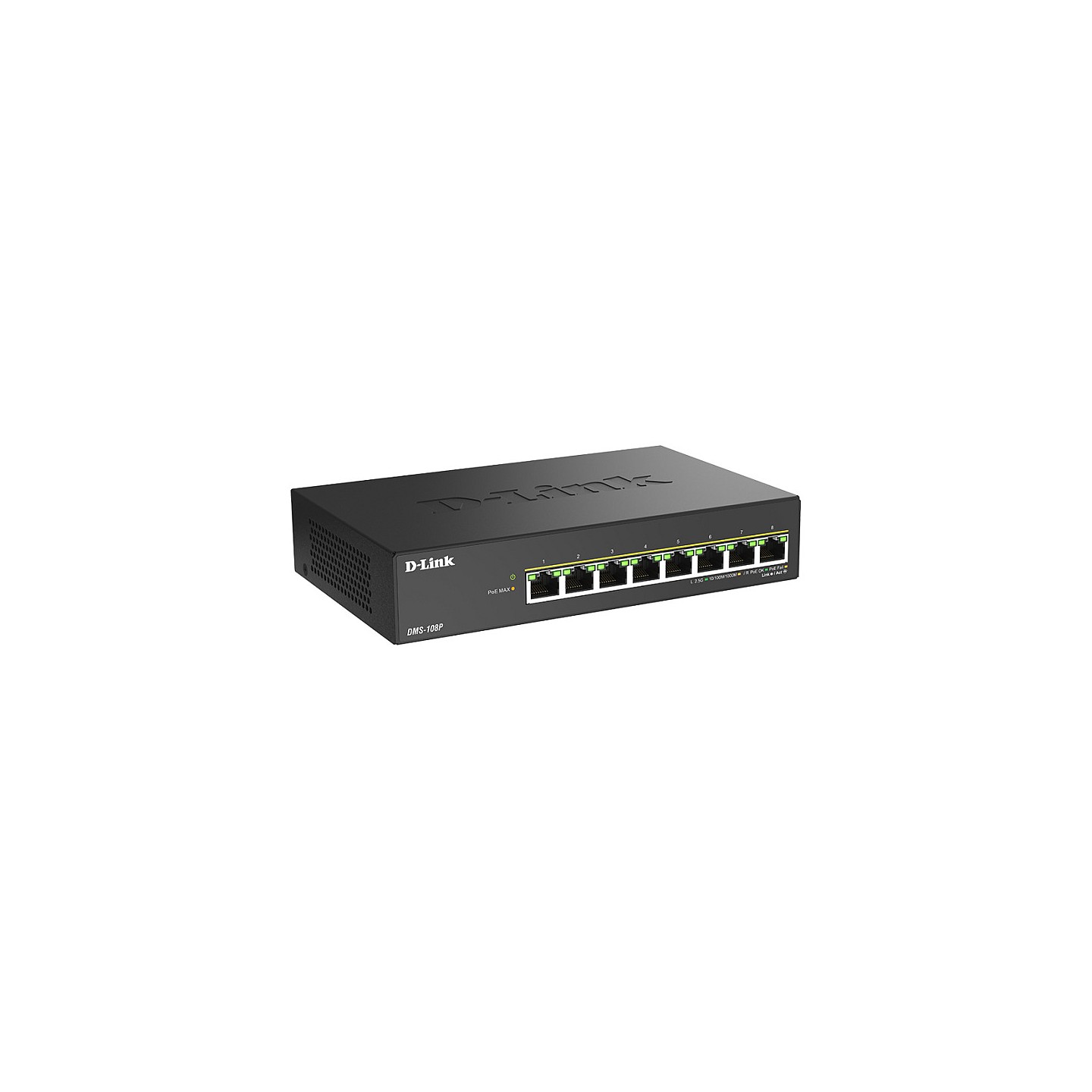 D-Link DMS-108P E 8-Port Multi-Gigabit Unmanaged PoE Switch — Buy in Cyprus with Fast Delivery