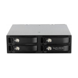 5.25? Wechselrahmen für 4 x 2.5? U.2 NVMe SSD mit abschließbaren Trays — Buy in Cyprus with Fast Delivery