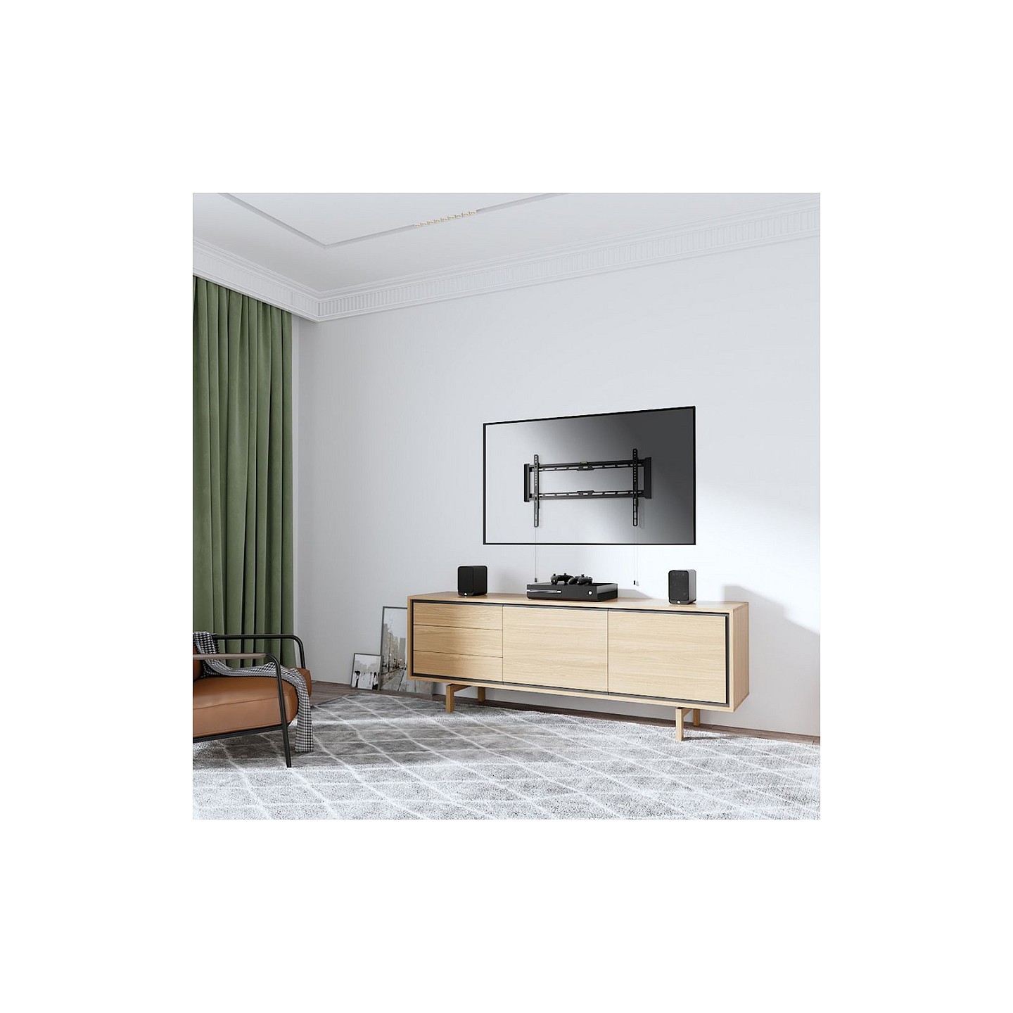 VALUE TV-Wandhalterung. fest. 37-80 Zoll. bis 75 kg — Buy in Cyprus with Fast Delivery