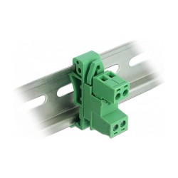 Terminalblock Set für Hutschienen 2 Pin mit Rastermaß 5.08 mm gewinkelt — Buy in Cyprus with Fast Delivery