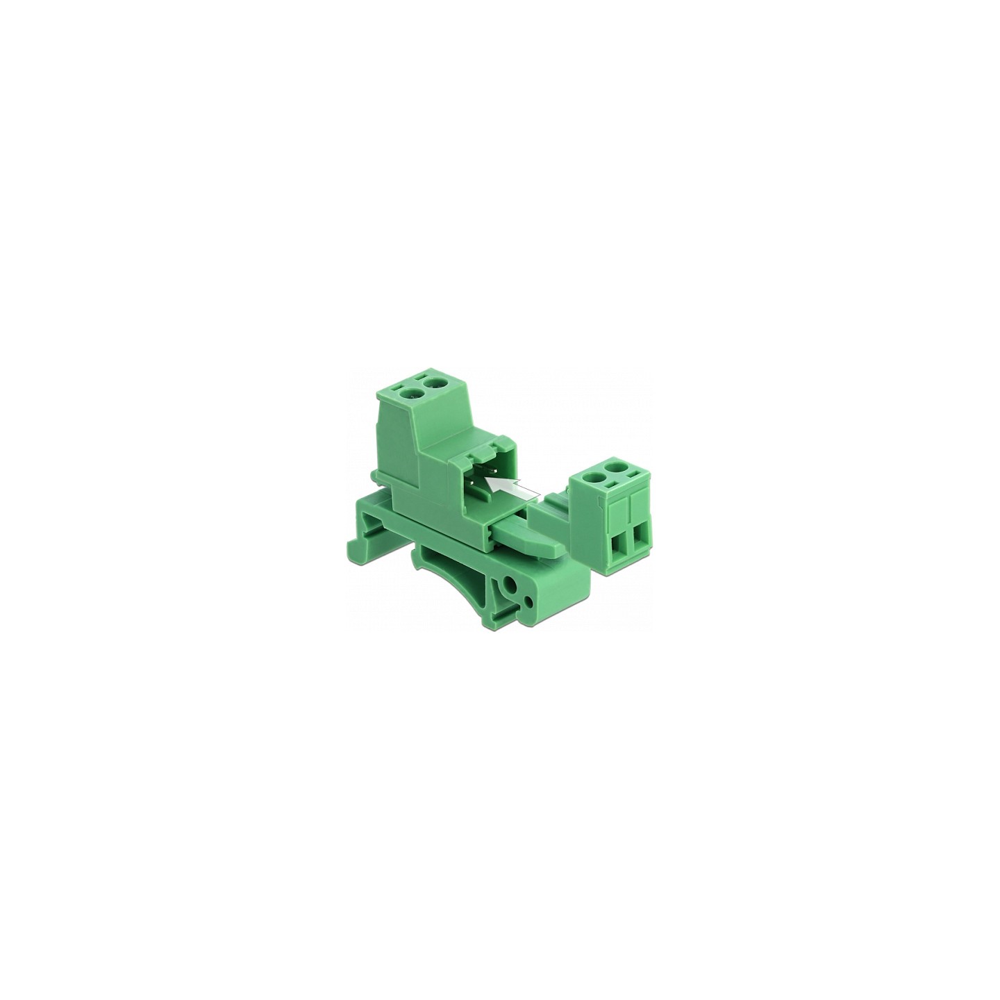 Terminalblock Set für Hutschienen 2 Pin mit Rastermaß 5.08 mm gewinkelt — Buy in Cyprus with Fast Delivery