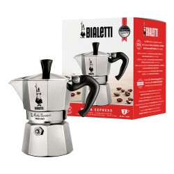 Bialetti Moka Express - silber - Aluminium - für 2 Tassen — Buy in Cyprus with Fast Delivery