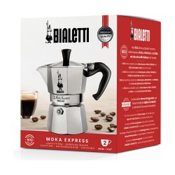 Bialetti Moka Express - silber - Aluminium - für 2 Tassen — Buy in Cyprus with Fast Delivery