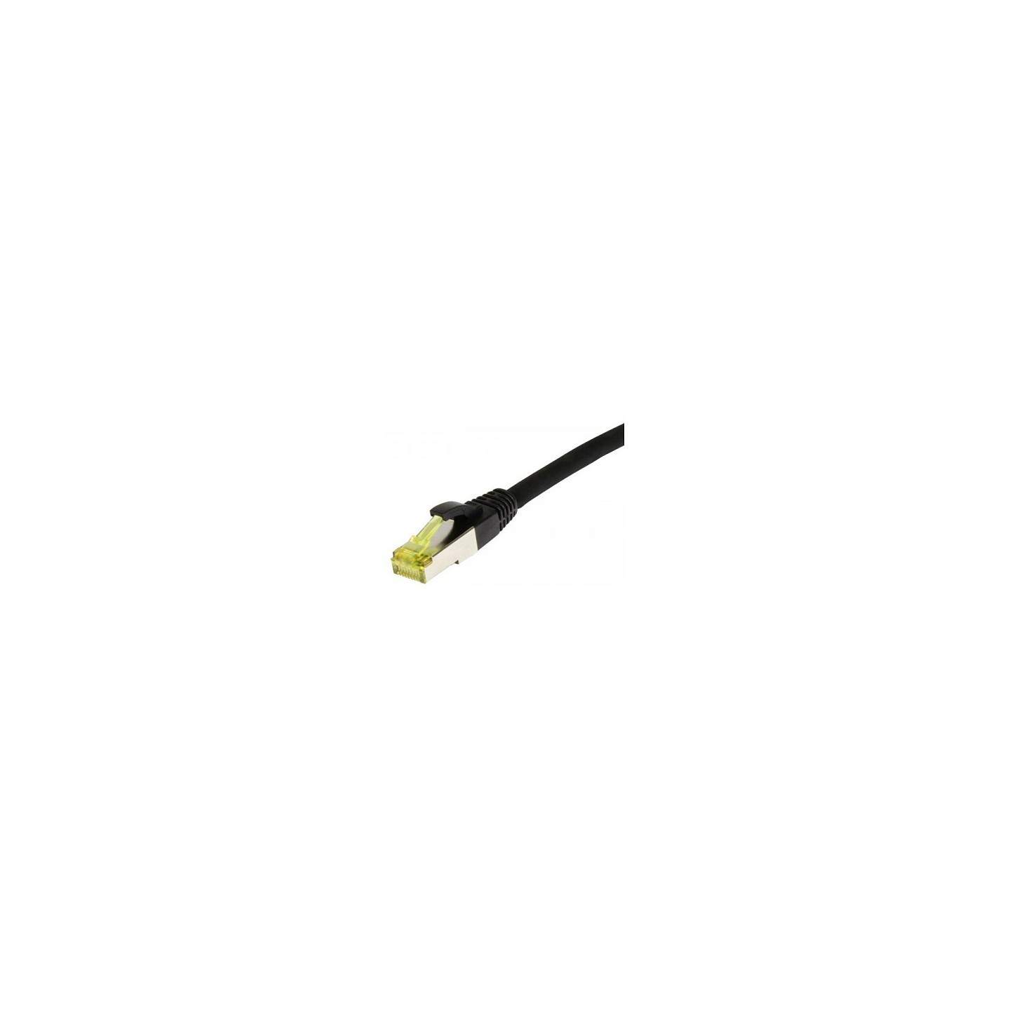 Synergy21 Patchkabel RJ45. CAT6A 500Mhz. 7.5m. schwarz. S-STP(S FTP). TPE LSZH(Ultraflex). AWG26. mit CAT7 Rohkabel.
