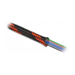 Geflechtschlauch dehnbar 2 m x 25 mm schwarz-rot — Buy in Cyprus with Fast Delivery