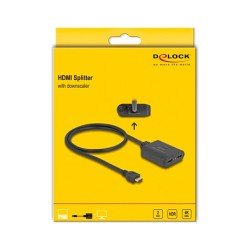 HDMI Splitter 1 x HDMI in zu 2 x HDMI out 4K 60 Hz mit Downscaler — Buy in Cyprus with Fast Delivery