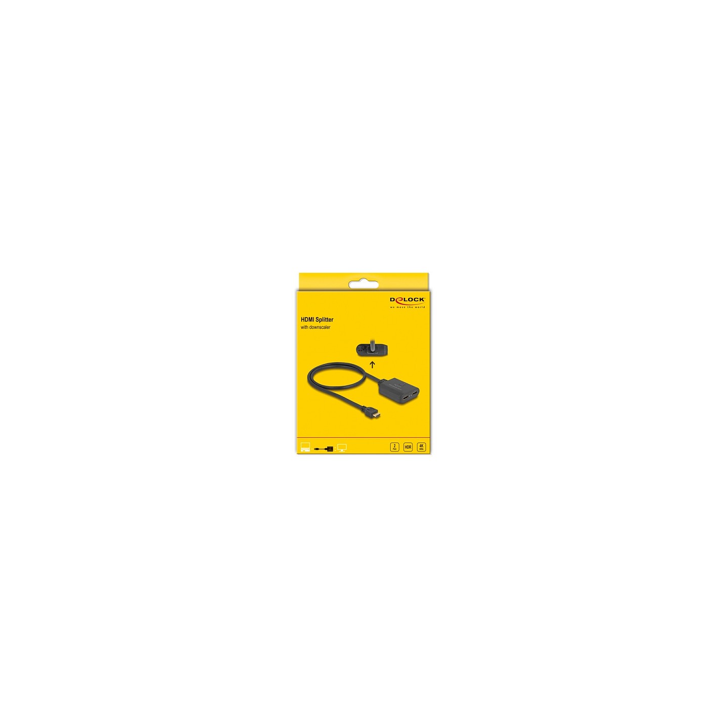 HDMI Splitter 1 x HDMI in zu 2 x HDMI out 4K 60 Hz mit Downscaler — Buy in Cyprus with Fast Delivery