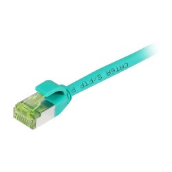 Synergy21 Patchkabel RJ45. CAT6A 500Mhz. 1.5m. grün. S-STP(S FTP). slimline rund d4.5mm. TPE LSZH(Superflex). AWG28....