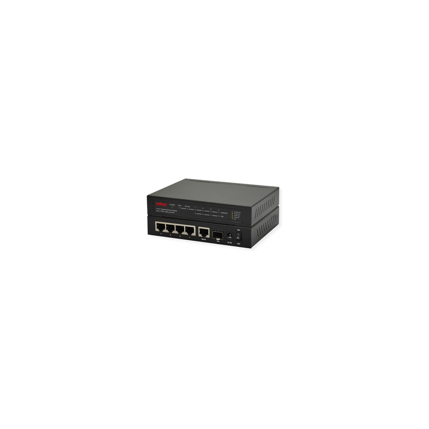 ROLINE Gigabit Ethernet Switch 6 Ports (5x 10 100 1000 + 1x SFP. 4x PoE+) — Buy in Cyprus with Fast Delivery