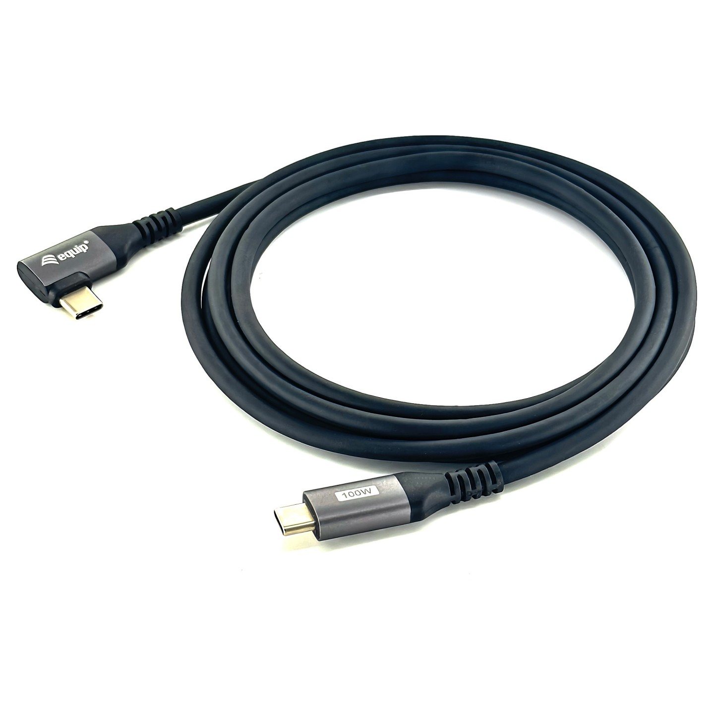 Equip Kabel USB-C 2.0 - to C wink. St St 1.00m 5A 480Mbps sw — Buy in Cyprus with Fast Delivery
