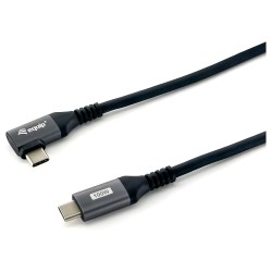 Equip Kabel USB-C 2.0 - to C wink. St St 1.00m 5A 480Mbps sw — Buy in Cyprus with Fast Delivery