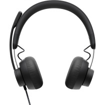 Logitech Zone Wired USB-C On-Ear Headset – Noise-Canceling Mic, Teams Certified | Armenius Store