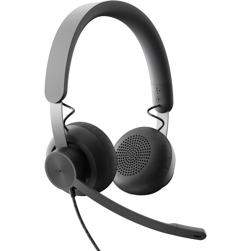 Buy Logitech Zone Wired - USB-C On-Ear Headset - Graphite, Microsoft Teams Certi... in Cyprus, Nicosia, Limassol, Larnaka, Pafos
