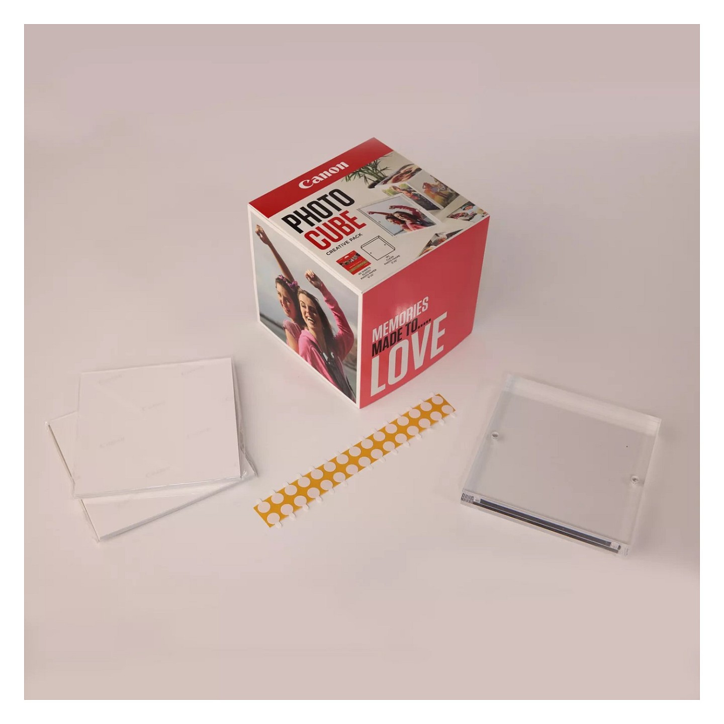 Canon Papier - PP-201 - 2311B075 - 130 x 130mm - pink - 40Blatt — Buy in Cyprus with Fast Delivery