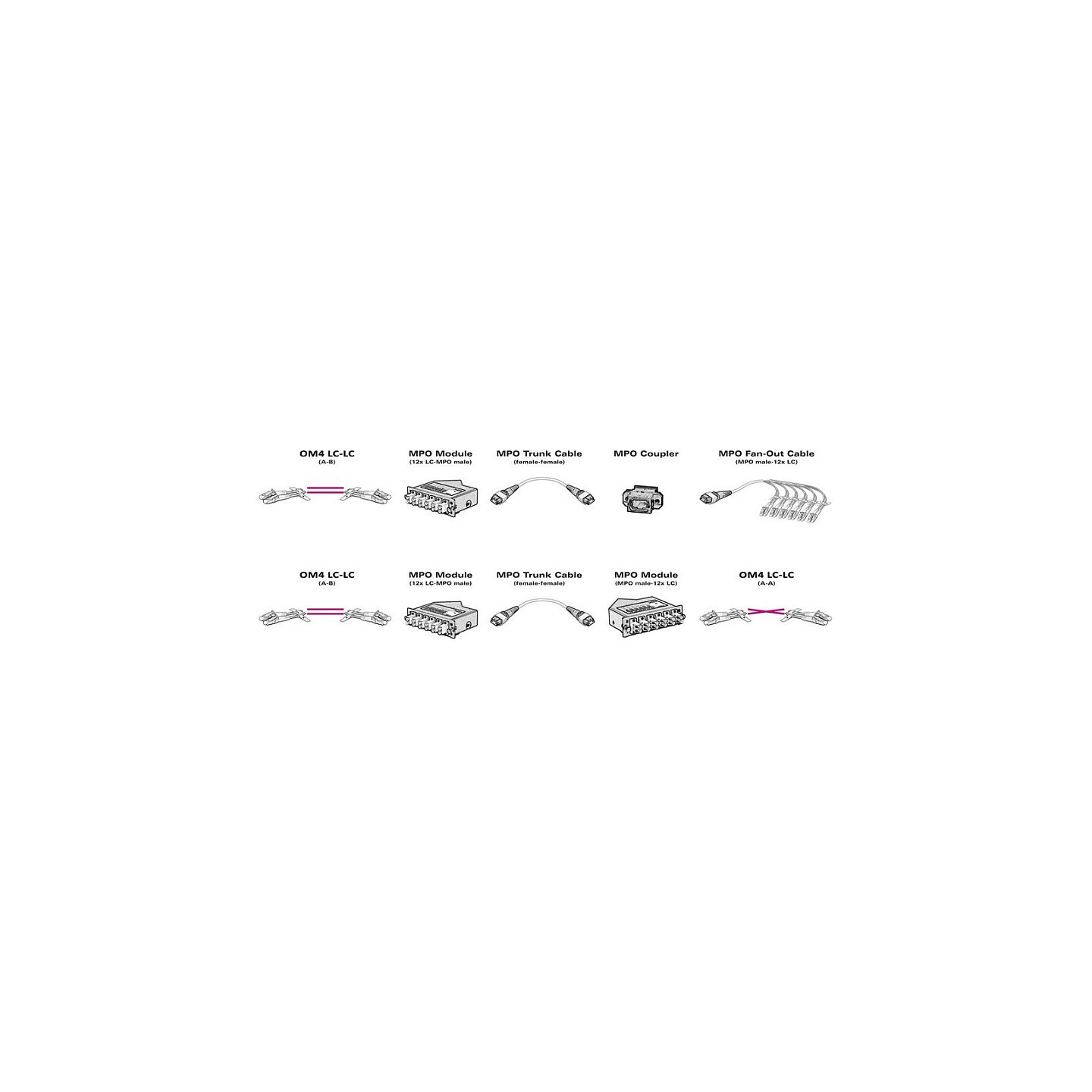 VALUE MPO-Modul. MPO-Stecker 12x LC-Buchse — Buy in Cyprus with Fast Delivery