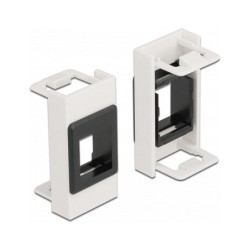Easy 45 Modul Keystone Halterung 22.5 x 45 mm. weiß schwarz — Buy in Cyprus with Fast Delivery