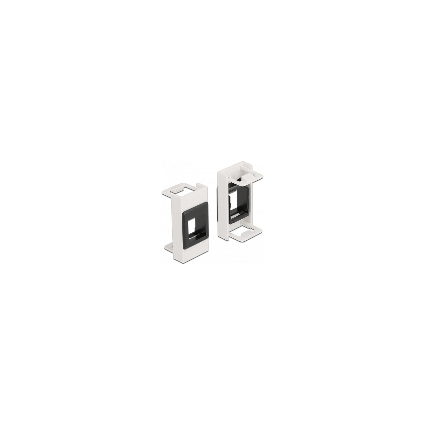 Easy 45 Modul Keystone Halterung 22.5 x 45 mm. weiß schwarz — Buy in Cyprus with Fast Delivery