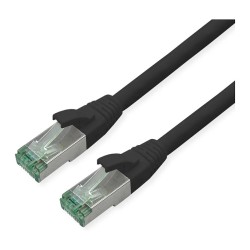 ROLINE RM Patchkabel Cat.6A S FTP (PiMF). schwarz. 0.5 m — Buy in Cyprus with Fast Delivery