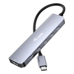 Equip Adapter USB-C- to HDMI 3xUSB-C USB PD 4K 60Hz 0.25m Alu. — Buy in Cyprus with Fast Delivery