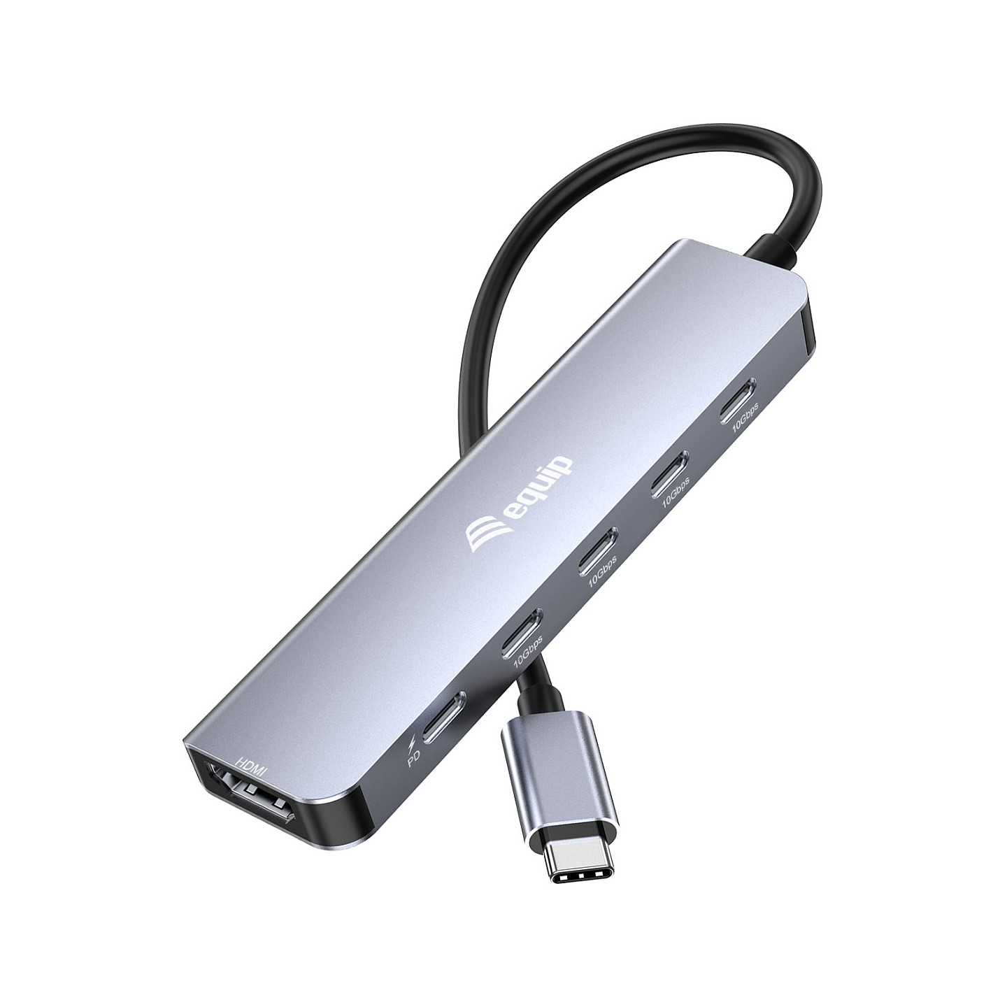 Equip Adapter USB-C- to HDMI 3xUSB-C USB PD 4K 60Hz 0.25m Alu. — Buy in Cyprus with Fast Delivery