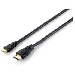 Equip HDMI HS Ethernet 1.4 A-C St St 1.0m 4K30Hz HDR sw Polybeutel — Buy in Cyprus with Fast Delivery
